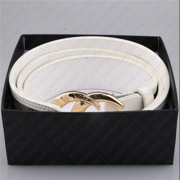 

belt fashion men genuine leather women belts for man letter double g bronze buckle womans strap with gift box, Black;brown