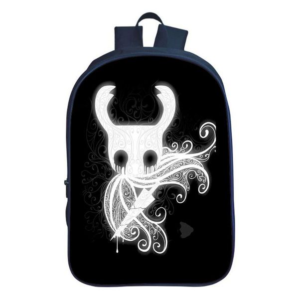 

backpack hollow knight boys girls bag double-layer teen schoolbag rucksack mochila 16 inches