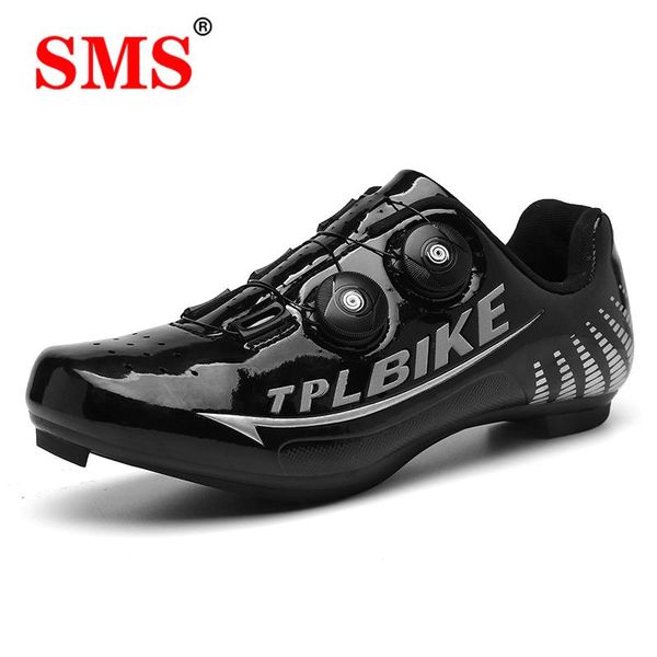 

cycling footwear men shoes breathable mtb racing bike spd cleat mountain professional self-locking bicycle sneakers uniesx, Black