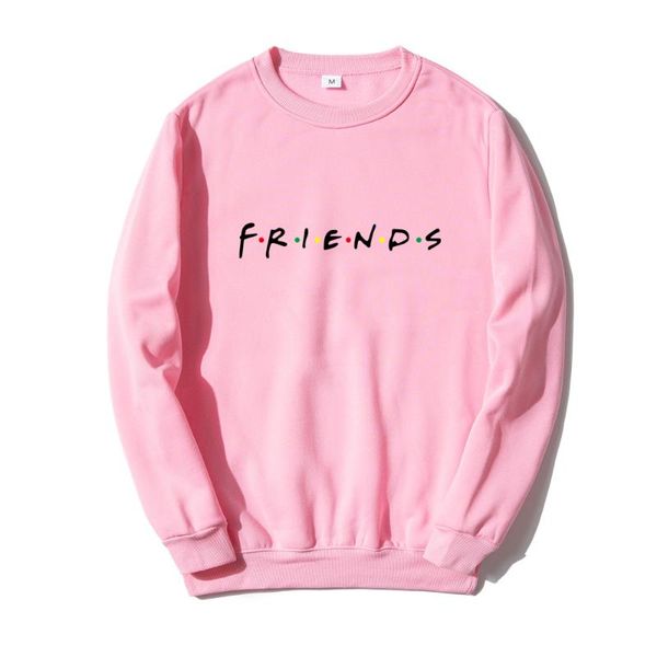

friends logo hoodie red black pink sweatshirts harajuku aesthetic long sleeve men casual fleece pullover sweatshirt streetwear men's ho