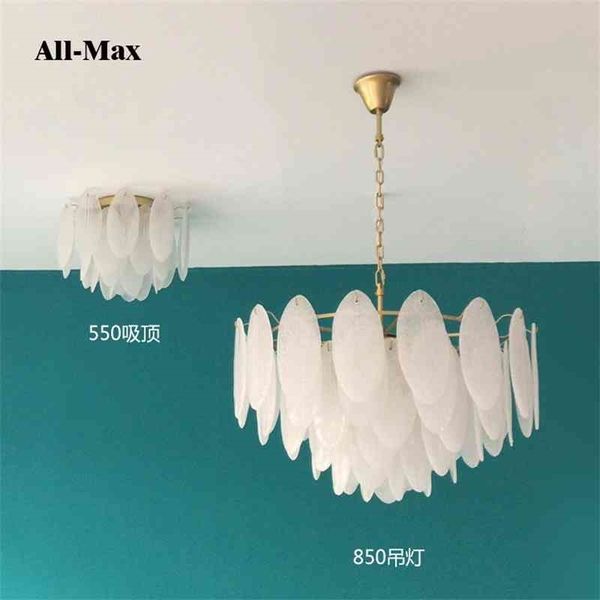 

american yiding handmade italian art glass club ceiling lamp living room light luxury bedroom chandelier