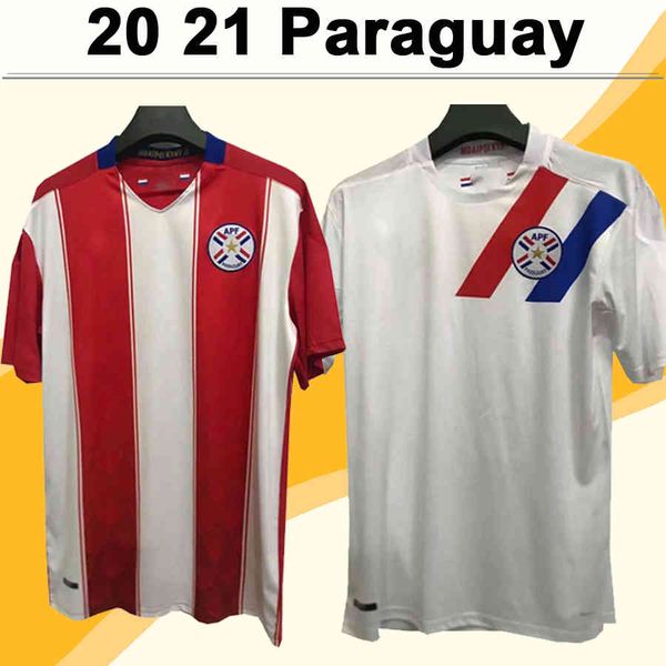 

paraguay 2021 mens soccer jerseys new national team home red white away football shirt short sleeve uniforms camisetas de futebol, Black