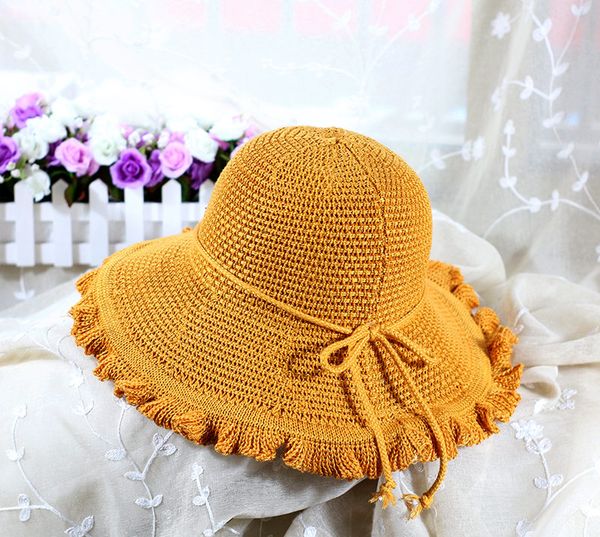 

19ss dome holiday beach hats sun hat tide 8 colors fisherman hats womens wide brim hats, Blue;gray
