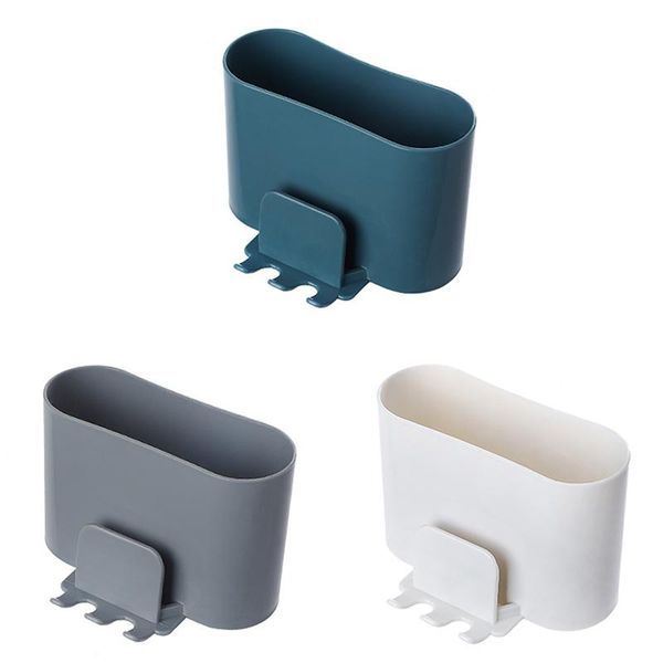 

wall-mounted toothbrush holder punch-toilet cup mouthwash storage rack holders