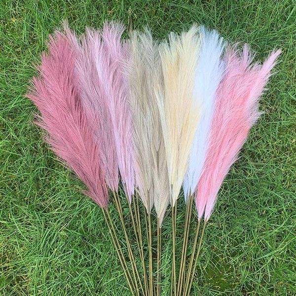 

decorative flowers & wreaths 1pc pampas grass natural dried bouquet reed artificial for diy home wedding table floral arrangements vase deco