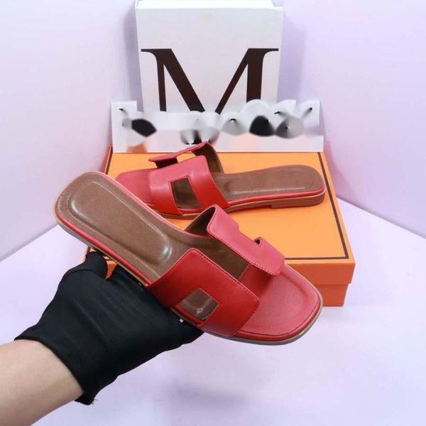 

2022 Summer Flip Flops Womens Slippers Pu Color Matching Fashion Versatile Personality Classic Zapatillas Mujer DP227, Black