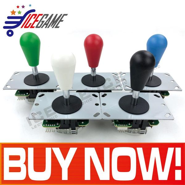 

game controllers & joysticks style sanwa arcade joystick with oval ball 4 way operation fighting stick all for machine part diy