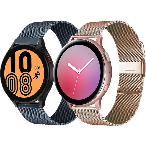 

watch bands strap for samsung galaxy 4 classic 46mm 42mm gear s3 band 20mm 22mm magnetic bracelet huawei gt/gt2/2e/pro active2 40/44mm, Black;brown