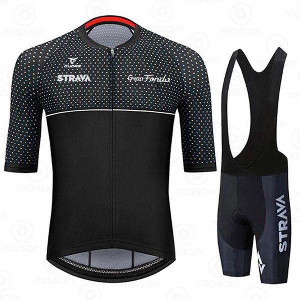 

racing sets 2021 pro cycling jersey summer short sleeve clothing riding sports breathable bib shorts bike clothes wear, Black;blue