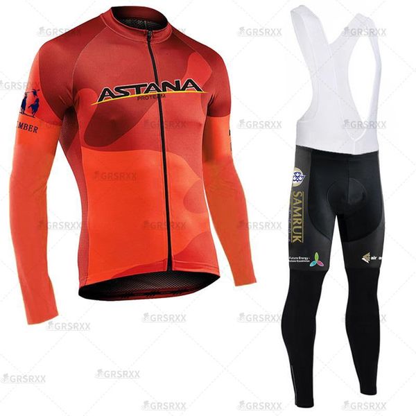 

cycling jersey set spring full sleeve bicycle sportswear bike team mtb racing uniform for men sets, Black;blue