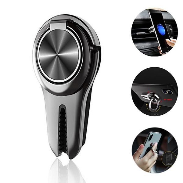 

cell phone mounts & holders soporte de telÃ©fono con anillo para coche, ventilaciÃ³n aire mÃ³vil, coche