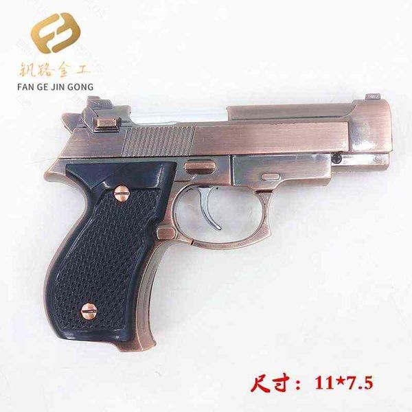

alloy boy children's metal pistol simulation military gun model toy