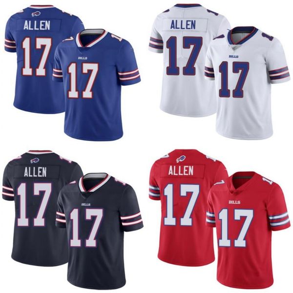 

buffalo bills men #17 josh allen women youth vapor untouchable limited jersey, Black;red