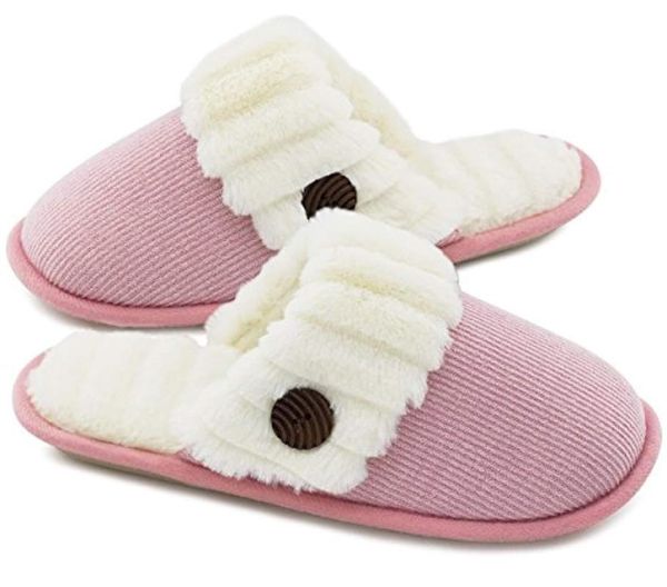 

flash slippers memory foam women's knitted artificial short plush soft and comfortable inside, Black