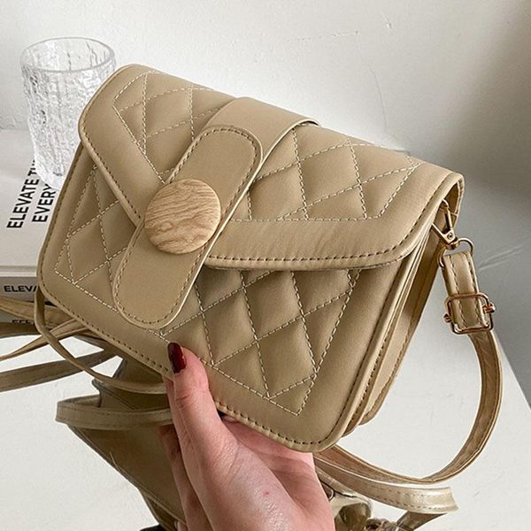 

cross body fashion crossbody bags for women 2021 mini pu leather shoulder girl handbags and purse lozenge solid color