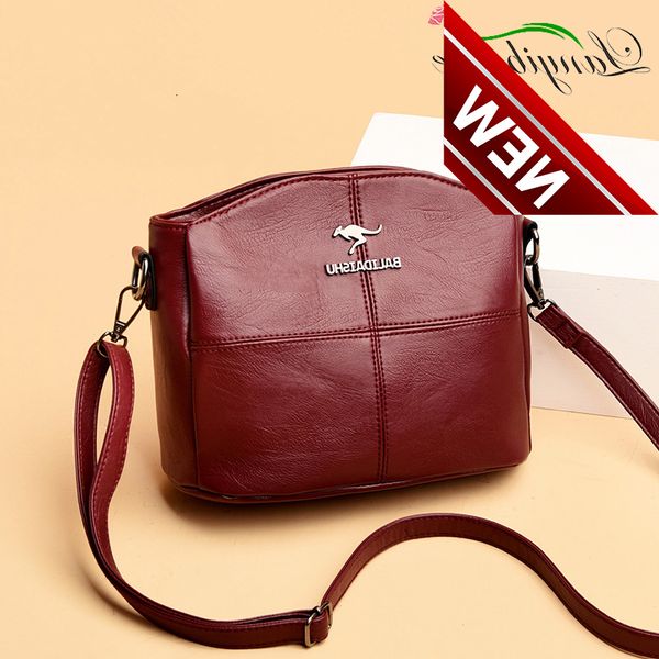 

summer women's large-capacity shoulder handbag ladies 2022 casual high-quality soft leather messenger bag