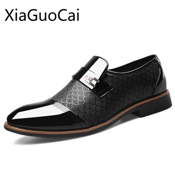 

dress shoes leather men's spring and autumn business mens flats british style flat, Black