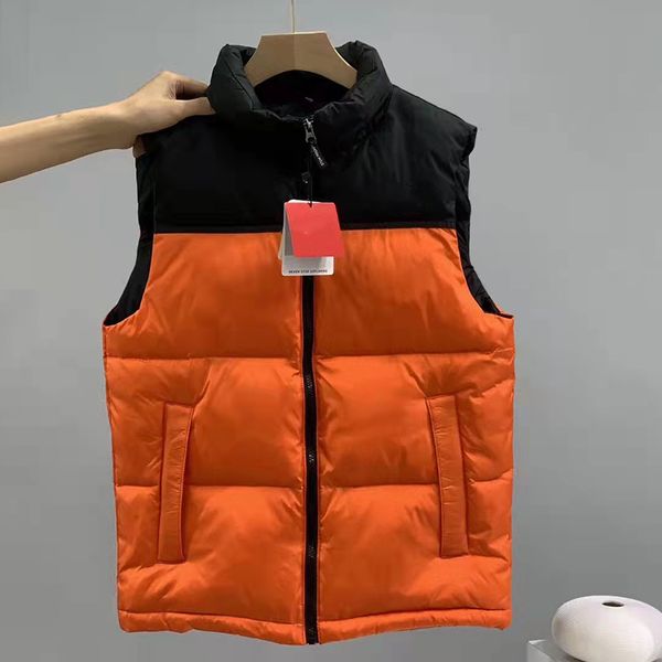 

mens vest man down vests parkas jacket with waistcoat coat winter boys sleeveless jackets womens coats clothes waistcoats outerwear thicken, Black;white