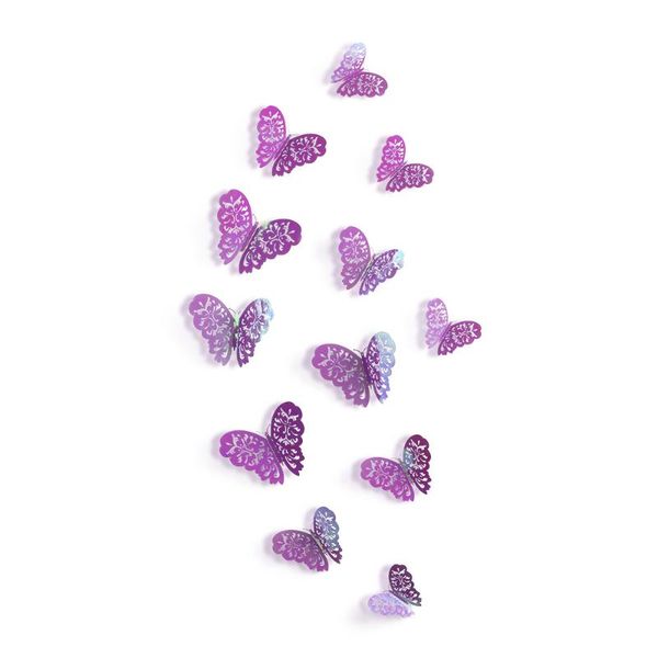 

wall stickers 12 pcs 3 d butterfly sizes decals room decoration for bedroom party wedding decors beautiful