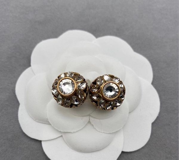 

d family 21 new women's fashion letters ears s925 silver needle earrings, Golden