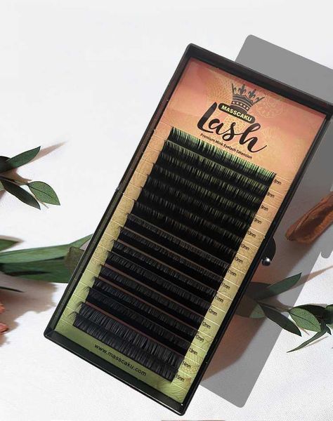 

16rows/case 8-16mm & mix premium natural synthetic mink individual eyelash single extension eyelashes soft cilia lashes false1