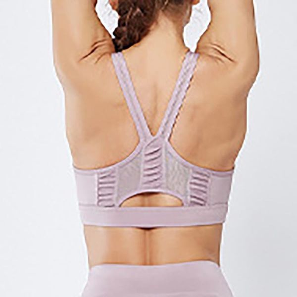 

gym clothing women sport bra padded yoga fitness breathable running sports tank female athletic push up, White;black