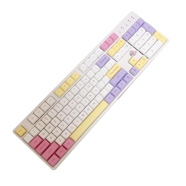 

keyboards 151 keys ice cream color ppt keycaps for cherry mx switch mechanical gaming keyboard filco english japanese colorful key cap