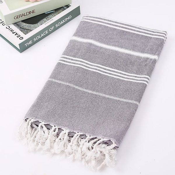 

towel drop turkish beach towels 100% cotton stripes thin bath travel camping shawl sunscreen tassel tapestry 100*180 cm