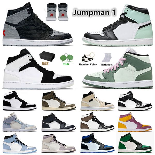 

jumpman 1 1s basketball shoes for mens womens cactus jack high diamond brotherhood mid dutch green designer sports sneakers trainers