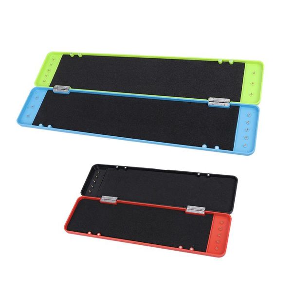 

32cm 45cm fishing tackle box anti-broken sub-line fishhook organization case stable storage single layer black red accessories