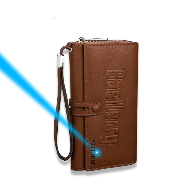 

men long wallets and purses male leather business wallet clutch mobile phone bag for, Red;black