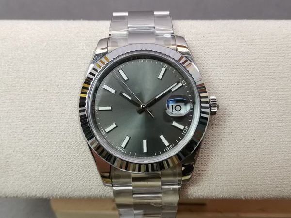 

new mens watches automatic mechanical 41mm stainless steel proof watch 2813 movement drill ring sapphire luminous wristwatches 104593 montre, Slivery;brown