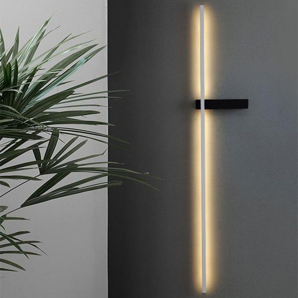 

wall lamp qukau nordic 90cm 12w designer living room tv decoration bedside strip