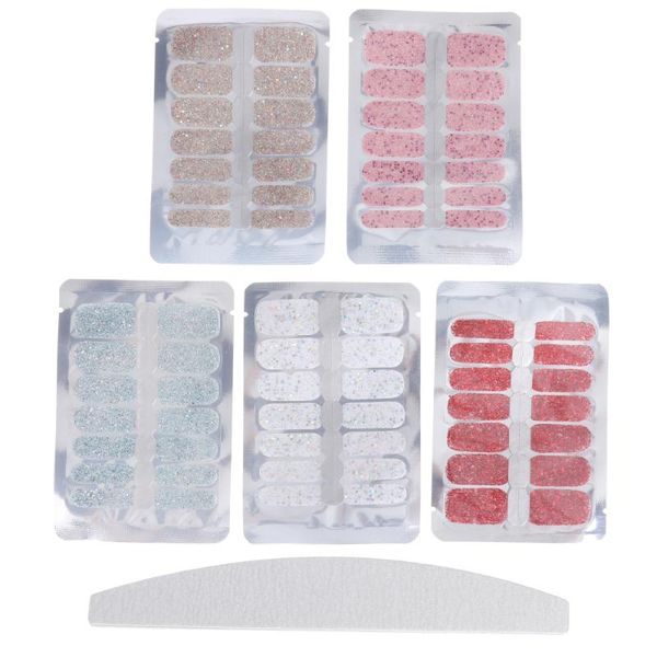 

nail brushes 1set of manicure decoration stylish stickers self-adhesive, Yellow