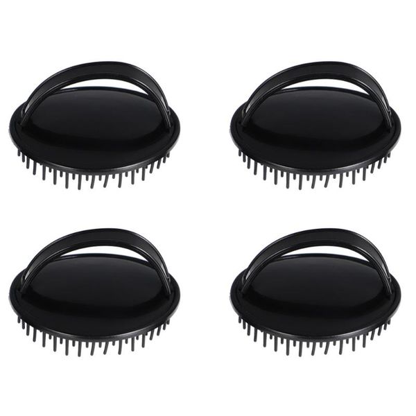 

hair brushes 4pcs shampoo hairstyling tools shower bath, Silver