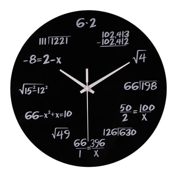 

floor clocks silent math equations polytechnic digital wall clock