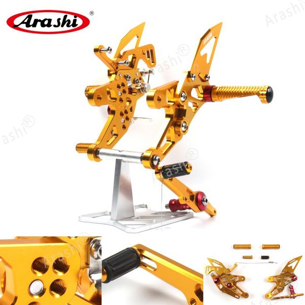 

pedals for s1000rr 2021 cnc adjustable footrests foot pegs rider rearset footrest rest s 1000 rr aluminum gold