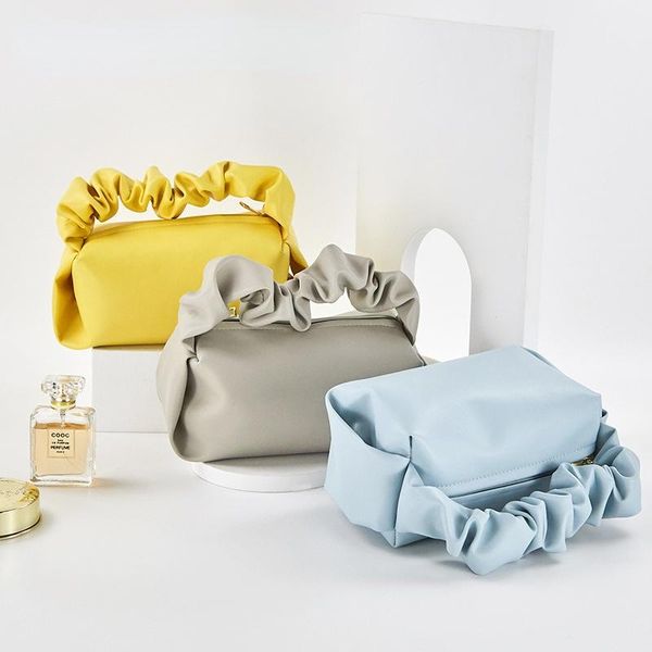 

cosmetic bags & cases fashion bag ladies clutch pu soft storage