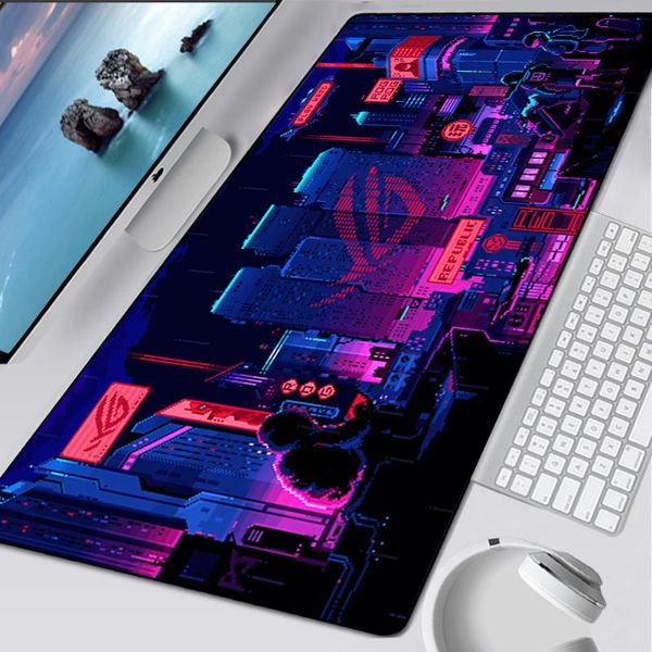

mouse pads & wrist rests large gaming pad computer office mousepad pc gamer mat lapmausepad asus rog carpet keyboard desk