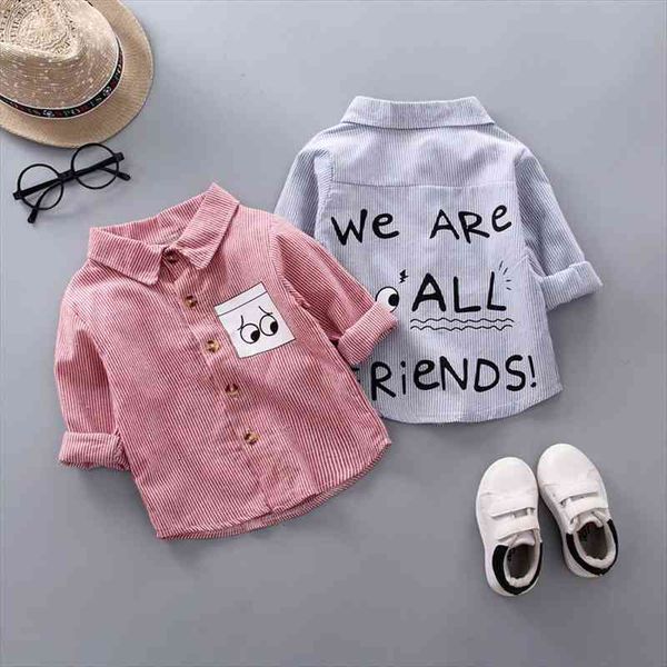 

spring amp autumn kids boys clothes cotton child baby boy striped letter print shirts casual clothing, White;black