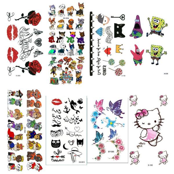 

temporary tattoos fake body tattoo women tatoo girls sticker sleeve temporaire femme waterproof kids for woman tatto