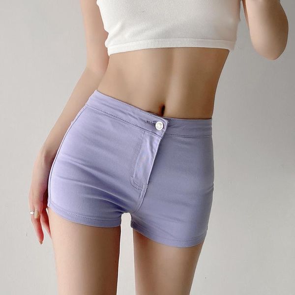 

women's shorts women denim with sweetheart pockets, White;black