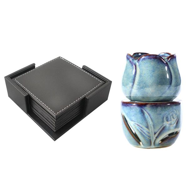 

fragrance lamps furnace candle lamp decoration with coasters set placemat of cup holder