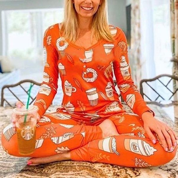 

gym clothing omsj casual long sleeve button halloween one-piece pajamas party lady rompers autumn winter print women homewear jumpsuit orang, White;black