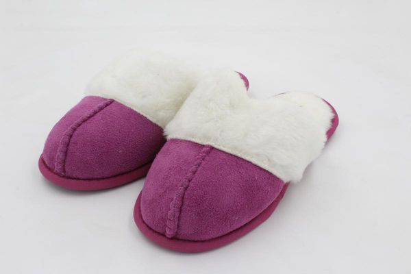 

woolen home slipper slippers, Black