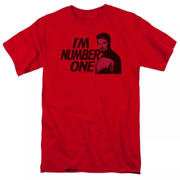 

star trek i'm number one tv show t-shirt sizes s-3x new, White;black