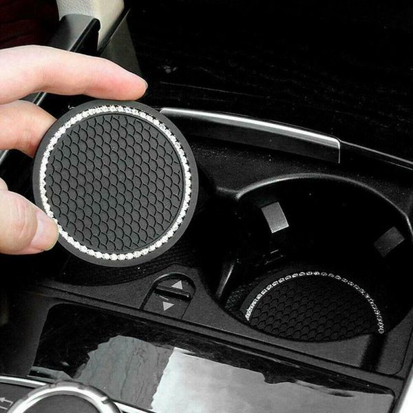 

car organizer parts replacement rhinestone universal 2pcs accessory