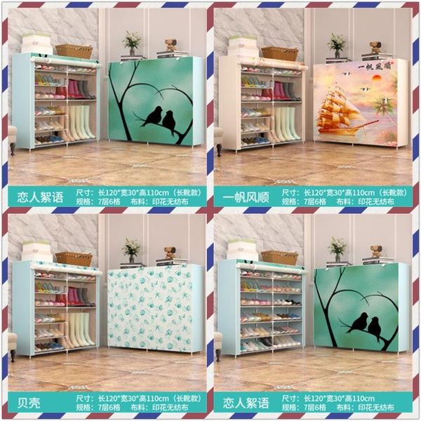 

clothing & wardrobe storage non-woven fabric multi-layer shoe rack multifunctional simple modern dormitory shoemaker china cabinet