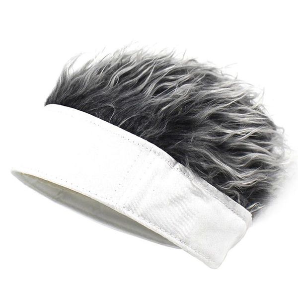 

men women beanie wig hat fun short hair caps breathable soft for party outdoor xd88 hats, Black;white