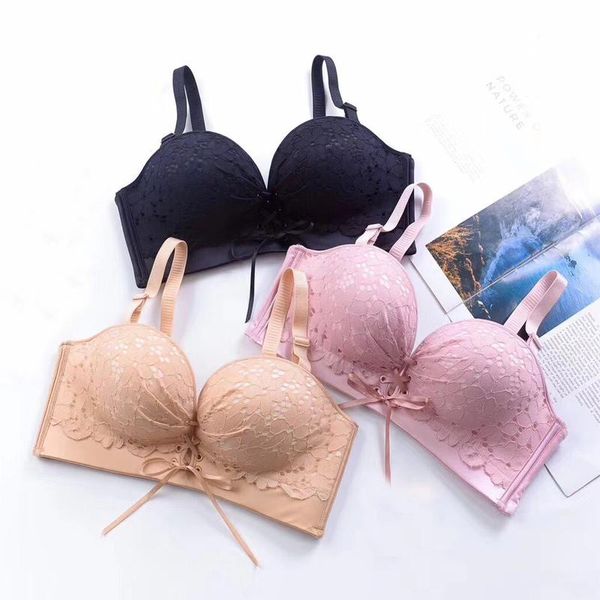 

bras fashion bralette strapless bra push up wireless invisible, Red;black